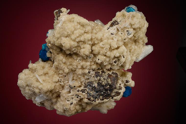 CAVANSITE on STILBITE