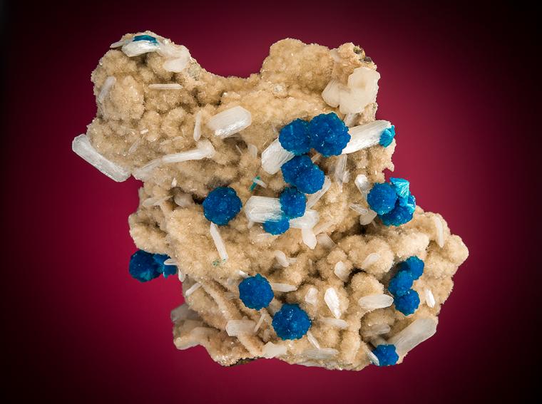 CAVANSITE on STILBITE