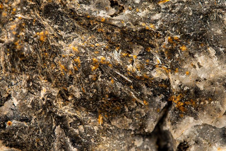 GOLD with BISMUTHINITE and FAMATINITE