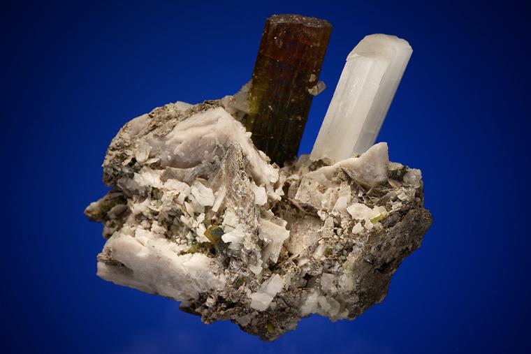 HAMBERGITE with ELBAITE (repaired)