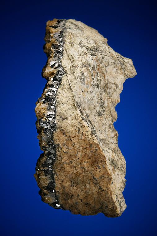 GALENA and SILVER on SIDERITE and BARITE