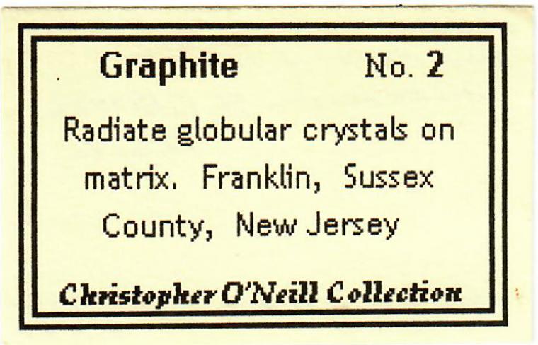 GRAPHITE (repaired)