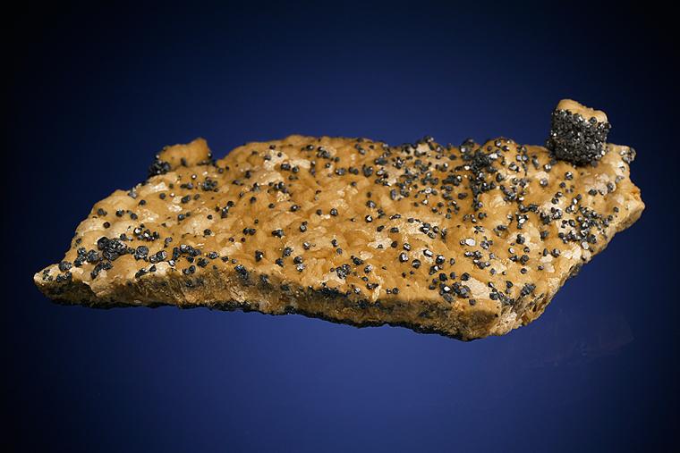 GALENA on SIDERITE