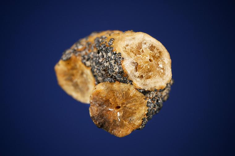 GALENA on SIDERITE