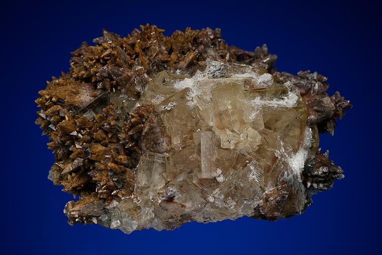 CALCITE with FLUORITE