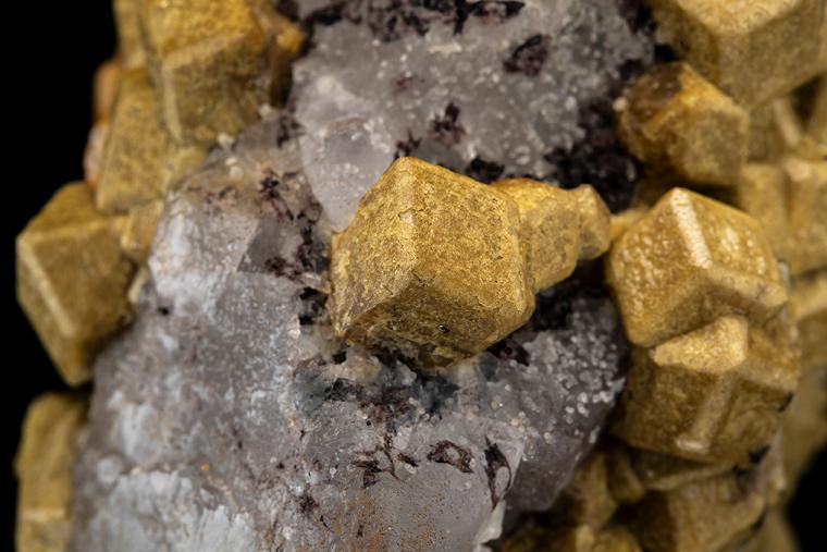 ANDRADITE with FLUORITE