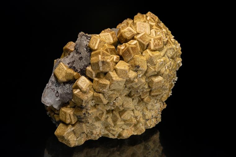 ANDRADITE with FLUORITE