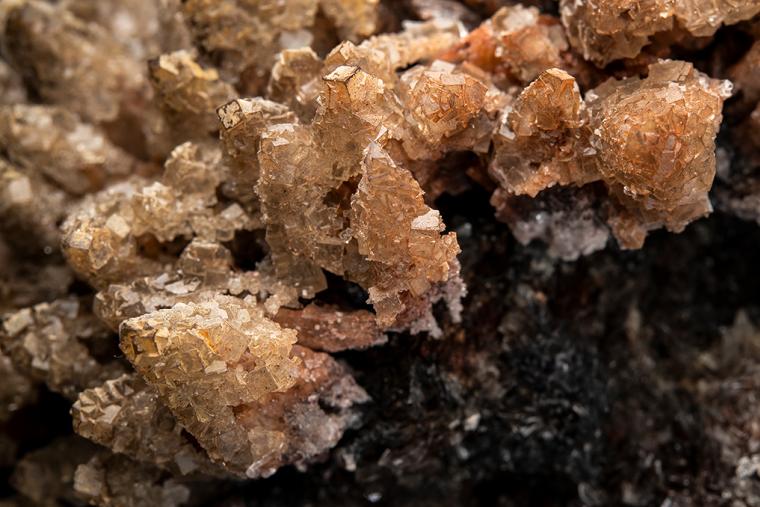 FLUORITE on CALCITE
