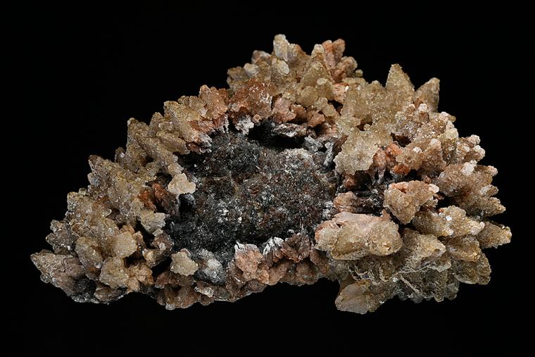 FLUORITE on CALCITE
