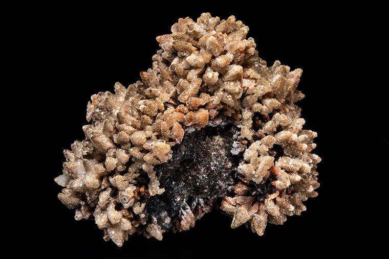 FLUORITE on CALCITE