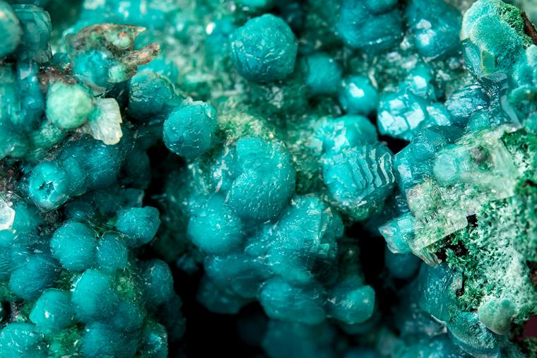 CALCITE on ROSASITE