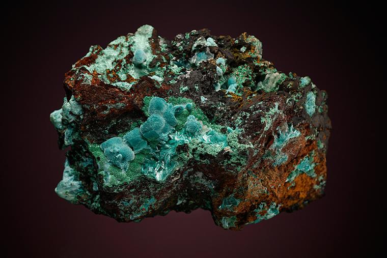 CALCITE on ROSASITE