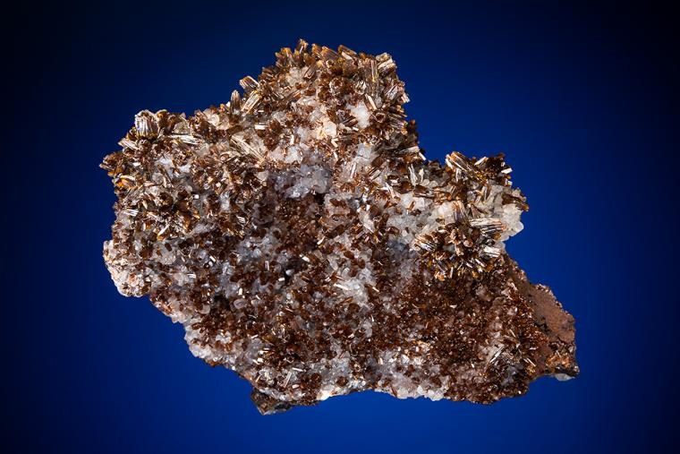 VANADINITE on CALCITE