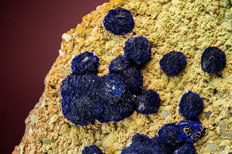 AZURITE on SMITHSONITE