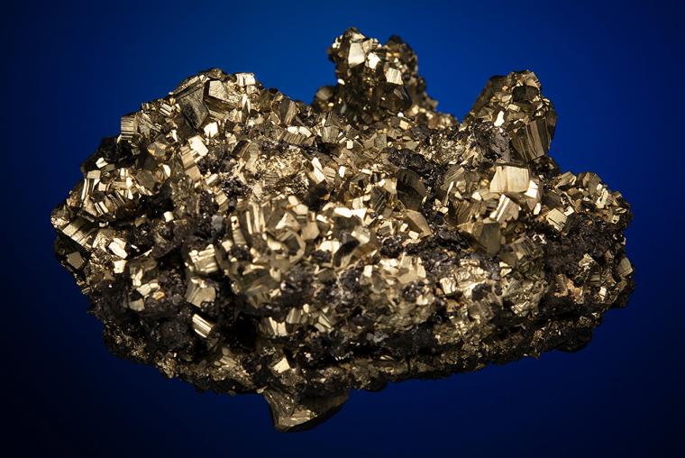 PYRITE after PYRRHOTITE on SPHALERITE