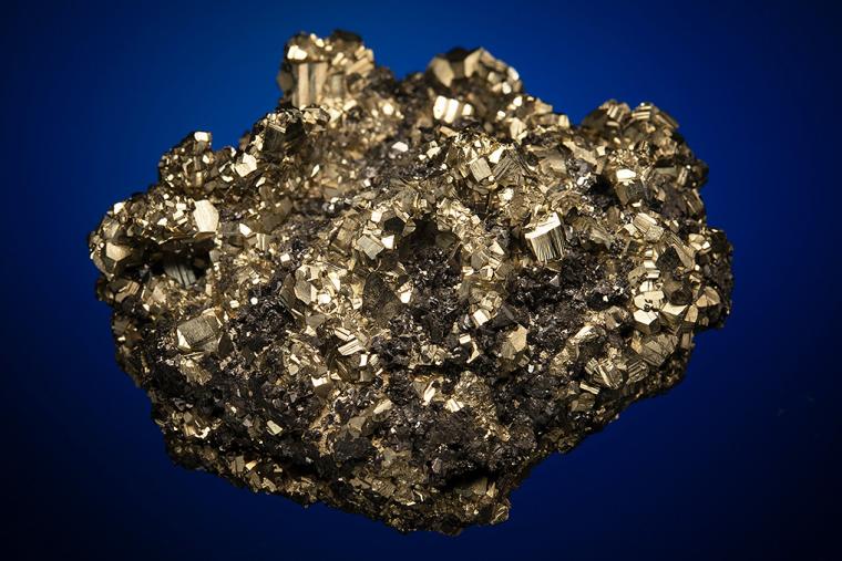 PYRITE after PYRRHOTITE on SPHALERITE