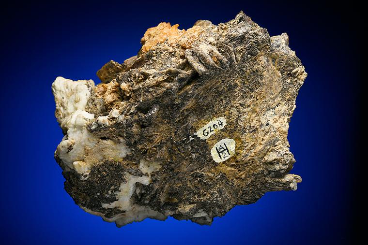 AXINITE with ALBITE var. Cleavelandite