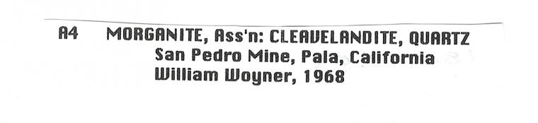 BERYL var. Morganite with QUARTZ on ALBITE var. Cleavelandite