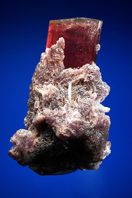 ELBAITE with LEPIDOLITE