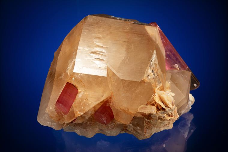 ELBAITE with LEPIDOLITE and ALBITE