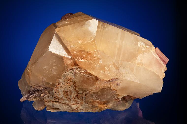 ELBAITE with LEPIDOLITE and ALBITE