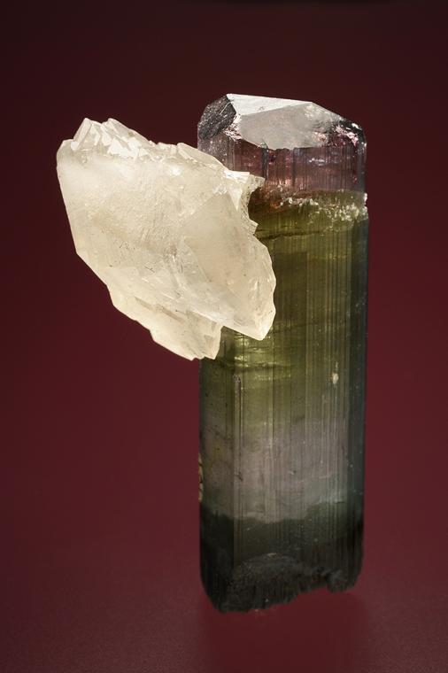ELBAITE with QUARTZ