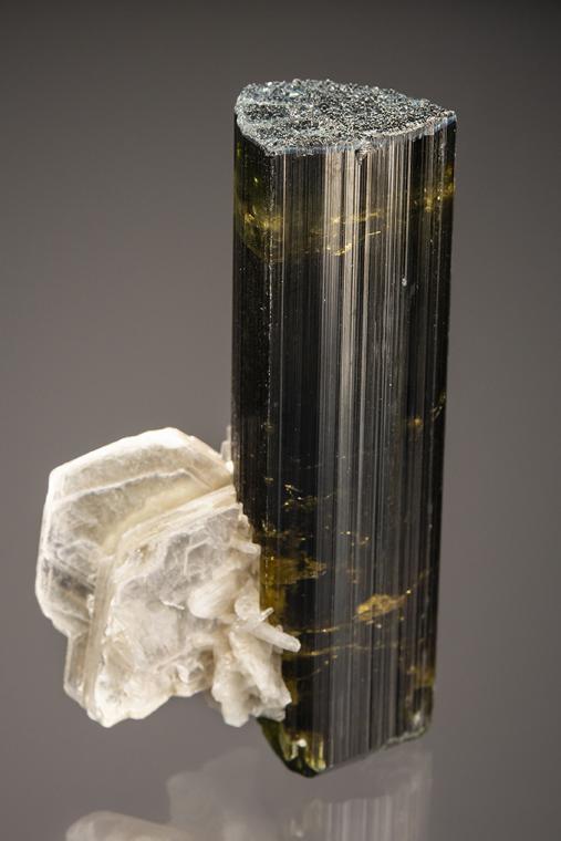 ELBAITE with MICA and ALBITE var. Cleavelandite