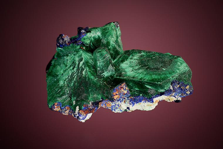 MALACHITE after AZURITE with AZURITE