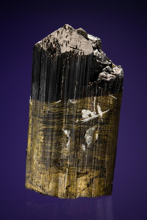 ELBAITE with ALBITE var. Cleavelandite