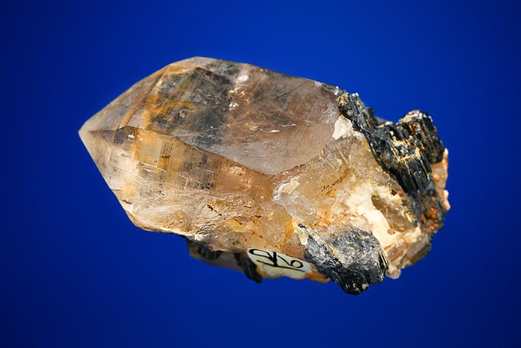 QUARTZ var. Smoky with SCHORL