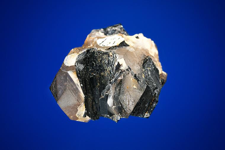 QUARTZ var. Smoky with SCHORL