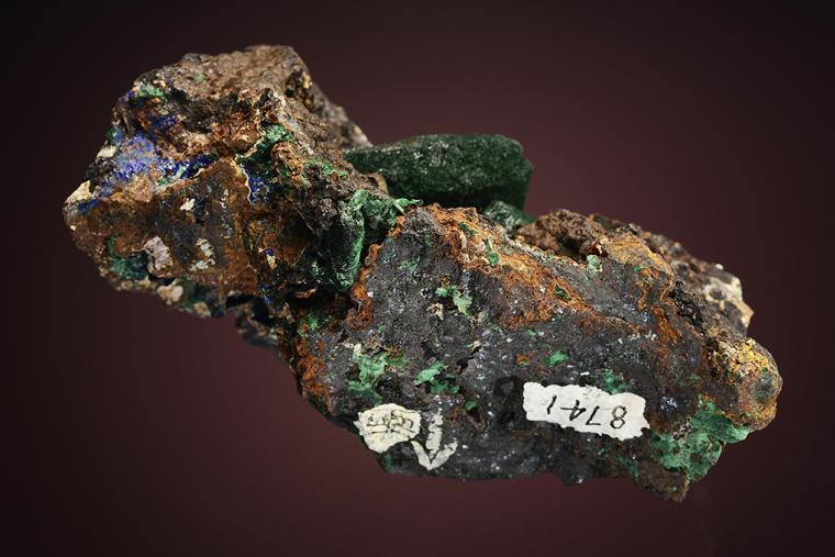 MALACHITE after AZURITE