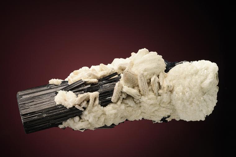 SCHORL with ALBITE and MUSCOVITE