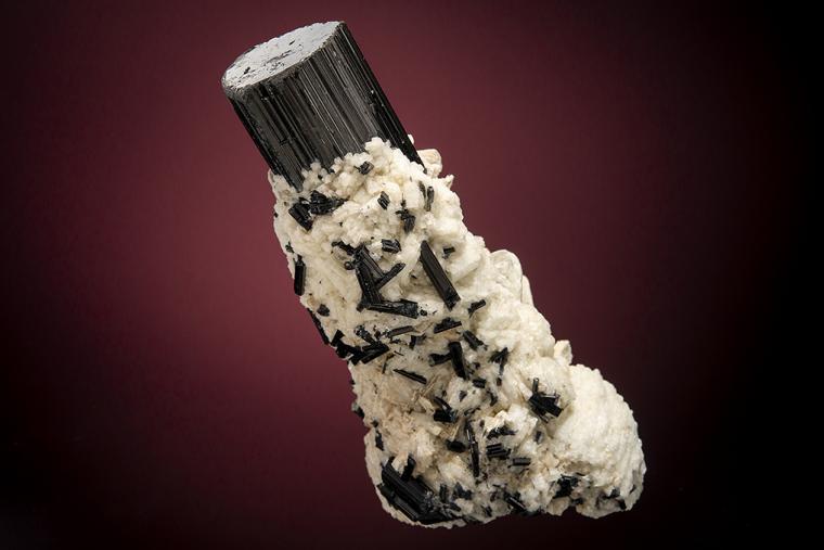 SCHORL with ALBITE and MUSCOVITE