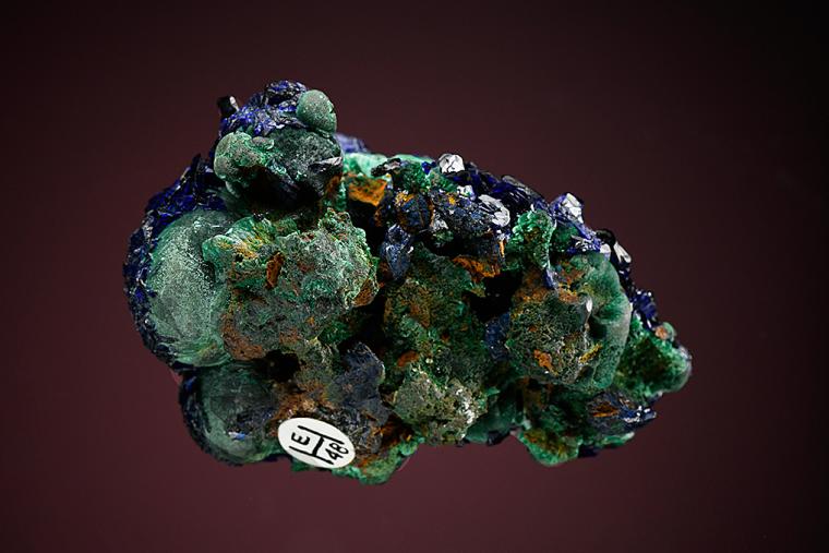 AZURITE on MALACHITE