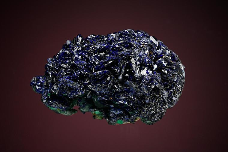 AZURITE on MALACHITE