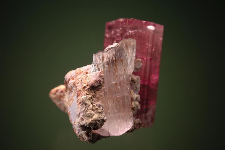 ELBAITE with SPODUMENE