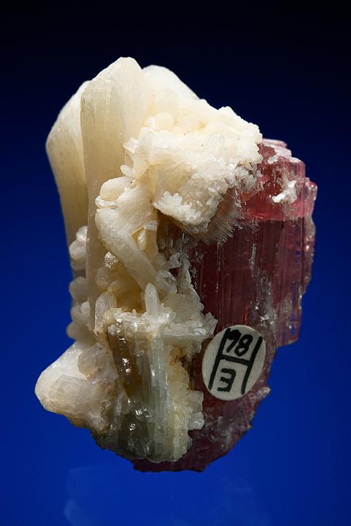 ELBAITE with STILBITE