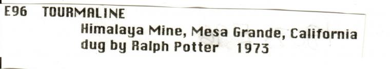 ELBAITE with MICA and ALBITE var. Cleavelandite