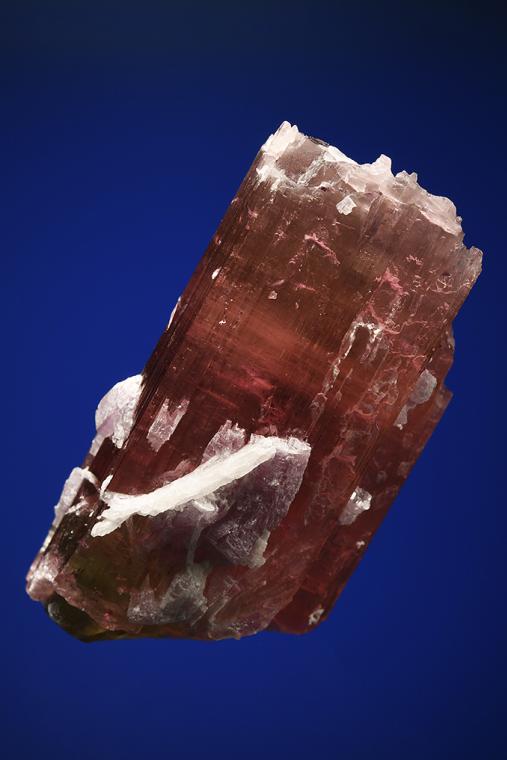 ELBAITE with LEPIDOLITE and ALBITE var. Cleavelandite