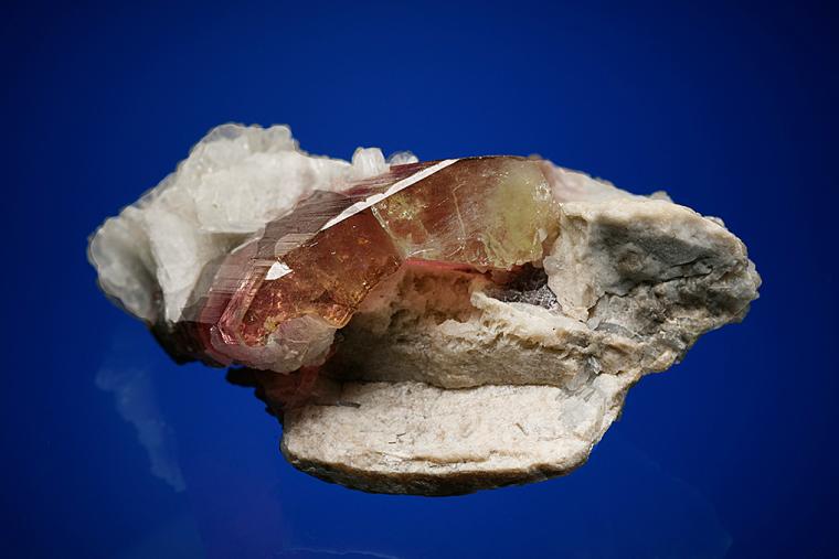 ELBAITE with ALBITE var. Cleavelandite, MICROCLINE and LEPIDOLITE
