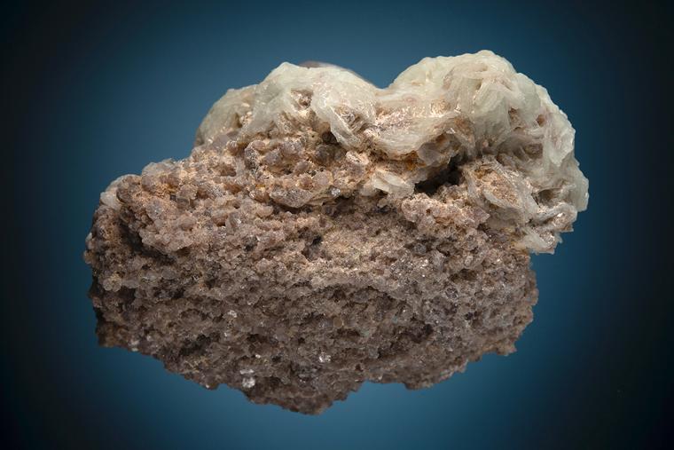 BERYL var. Morganite (restored) on ALBITE var. Cleavelandite