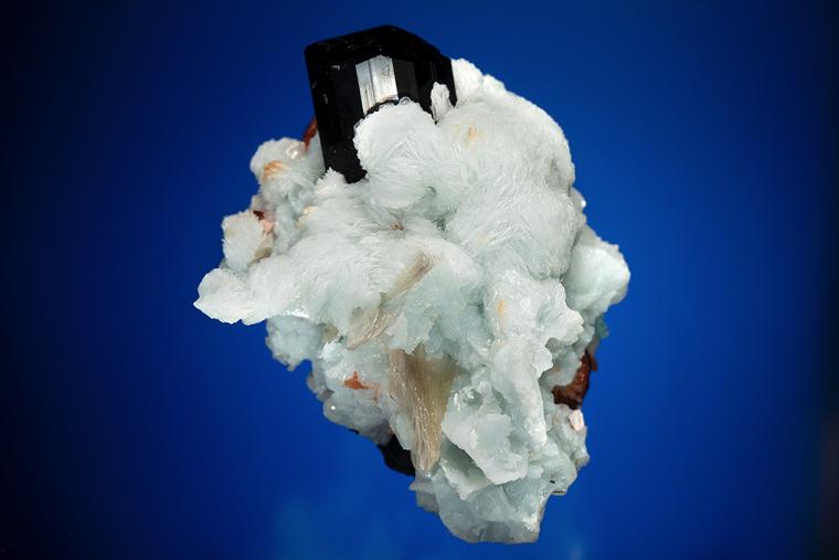 SPESSARTINE with SCHORL and ALBITE var. Cleavelandite