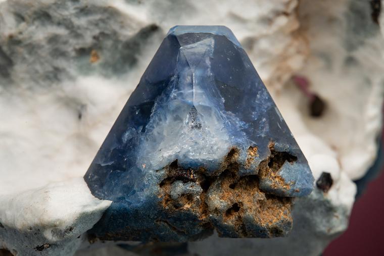 BENITOITE with NEPTUNITE