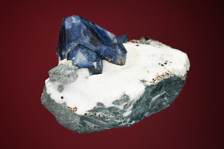 BENITOITE with NEPTUNITE