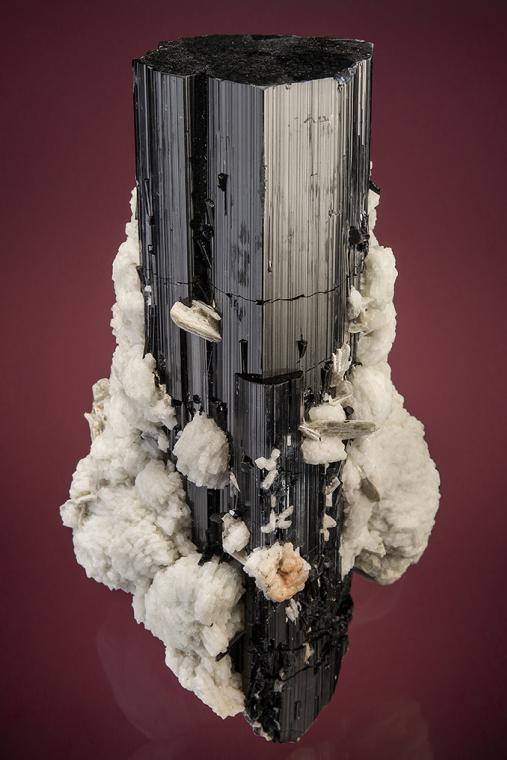 SCHORL with ALBITE and MUSCOVITE