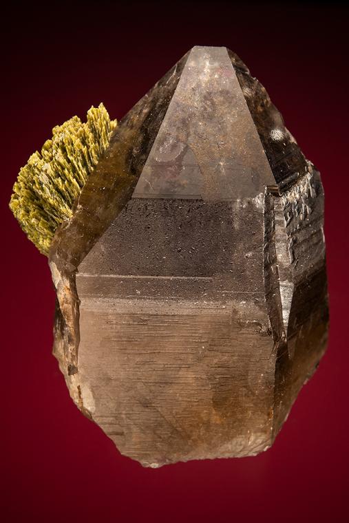 EPIDOTE on QUARTZ
