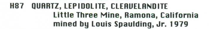 LEPIDOLITE with QUARTZ on ALBITE var. Cleavelandite