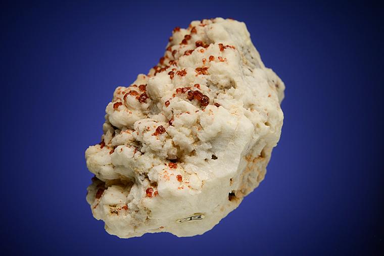 SPESSARTINE on ALBITE
