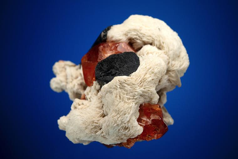 SPESSARTINE with SCHORL and ALBITE var. Cleavelandite